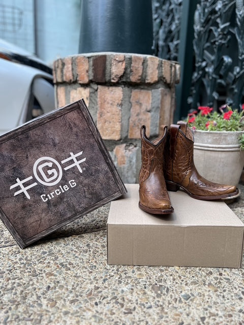 Corral Circle G Honey Short Boots