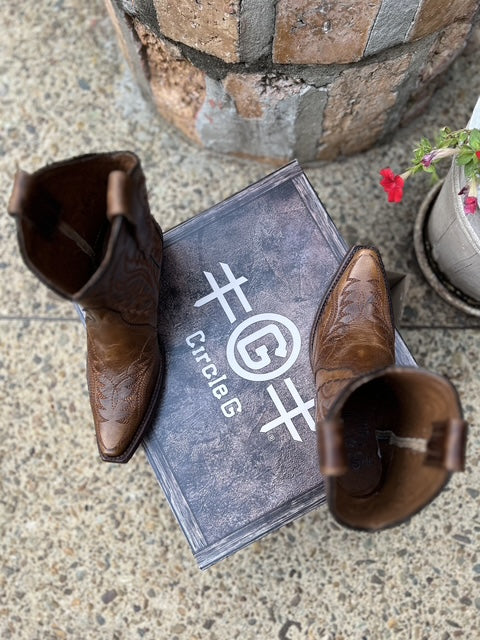 Corral Circle G Honey Short Boots