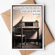 Card in a Drawer Valentine Card