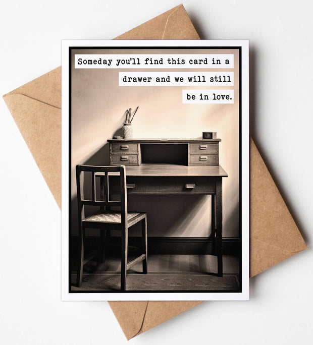 Card in a Drawer Valentine Card