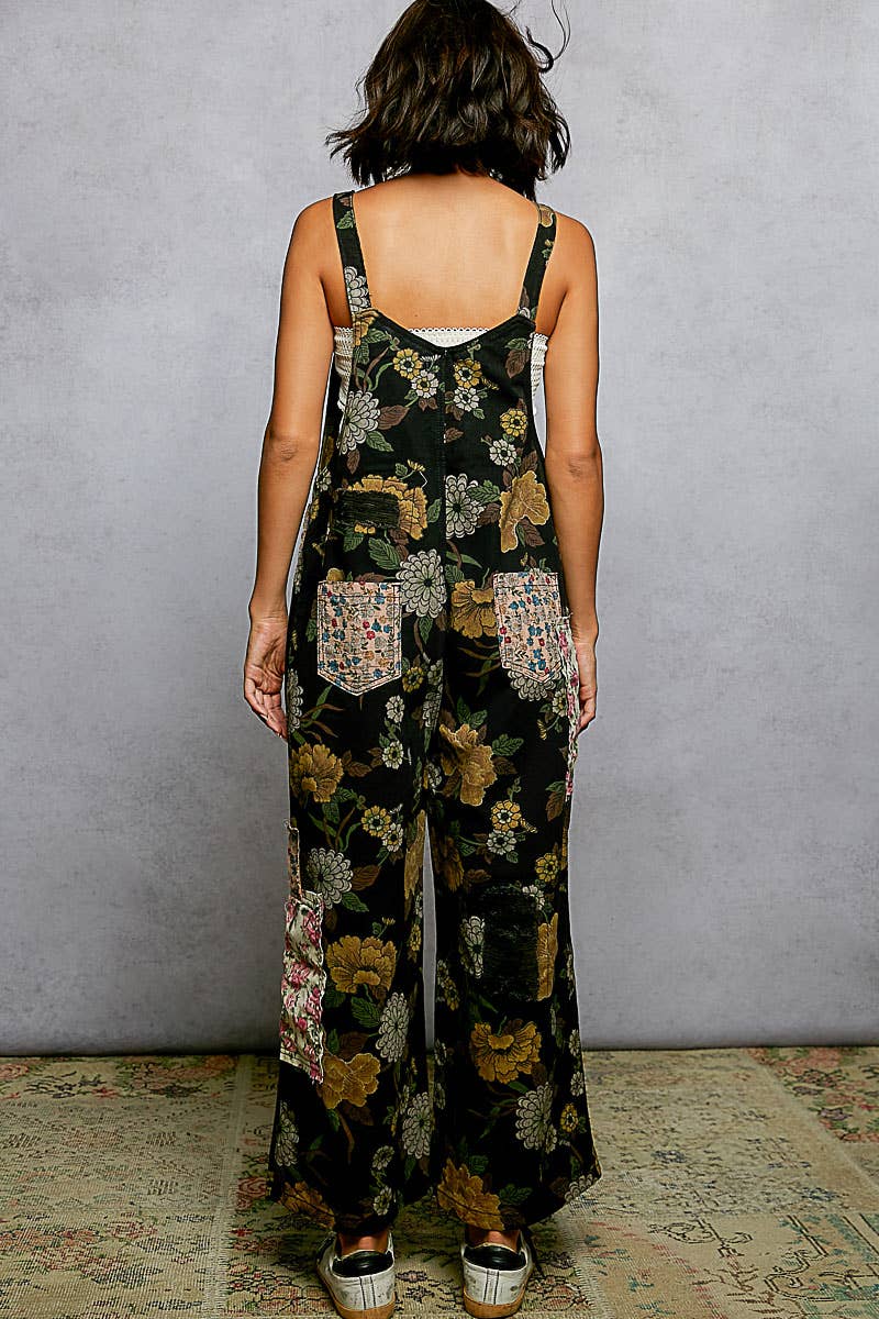 Vintage Washed Denim Overalls