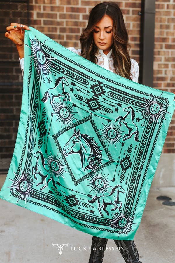 Aztec Arrow Horse Wild Rag