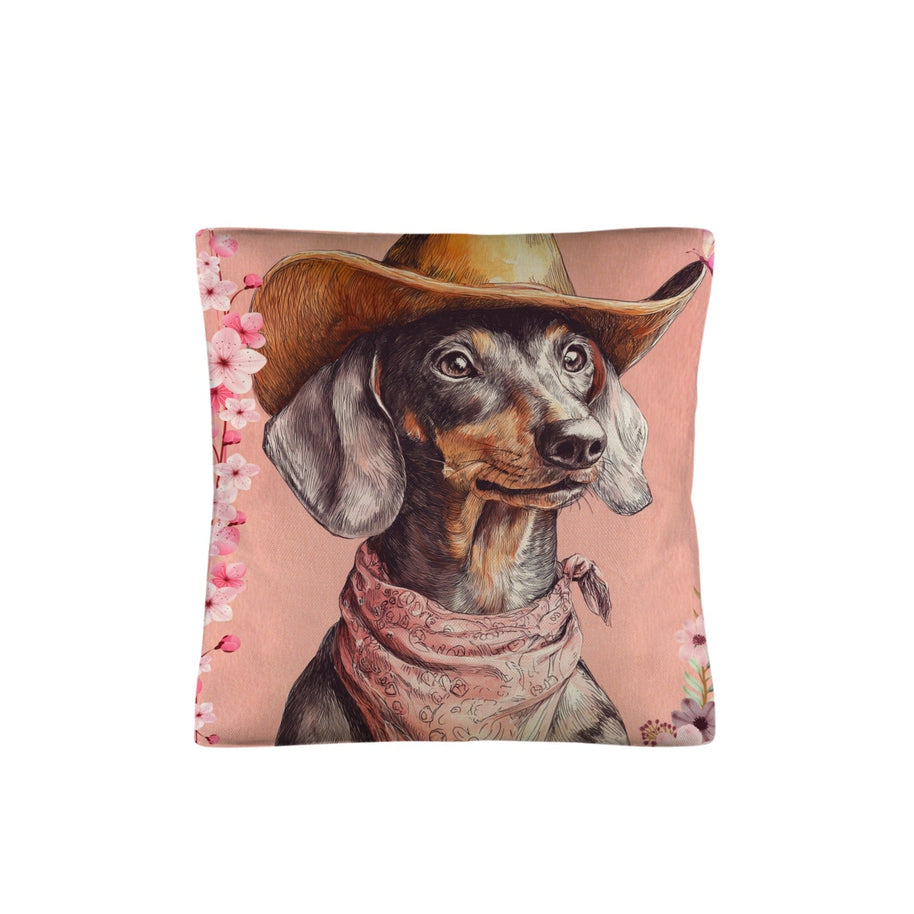 Danilo Painted Dachshund Pillow Case  Made in America