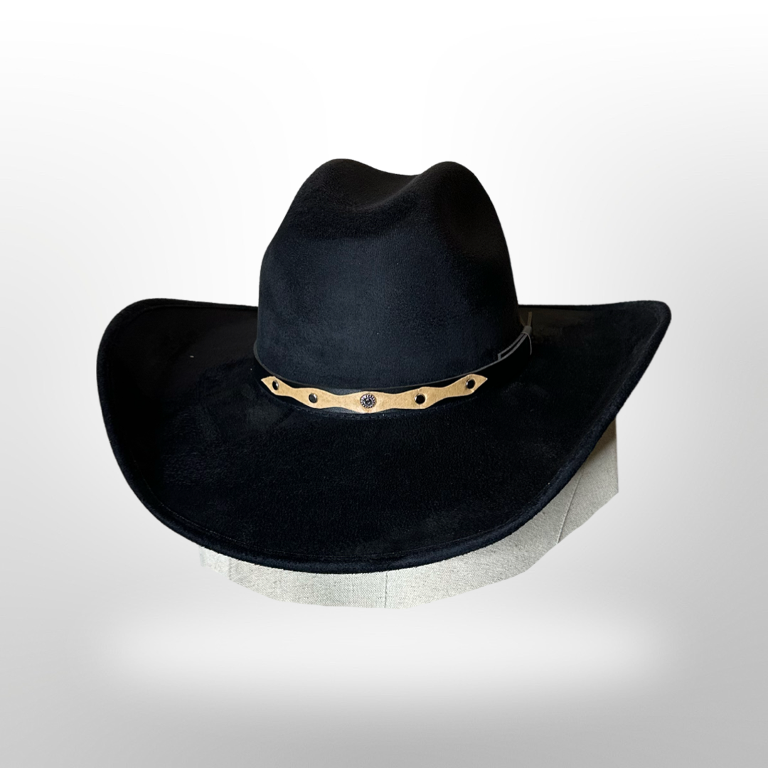Vegan Suede Cowboy Hat 