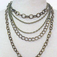 Syrah Necklace Bronze