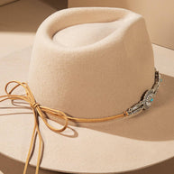 Stamped Western Concho Hat Band