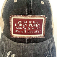 Hokey Pokey Distressed Baseball Hat