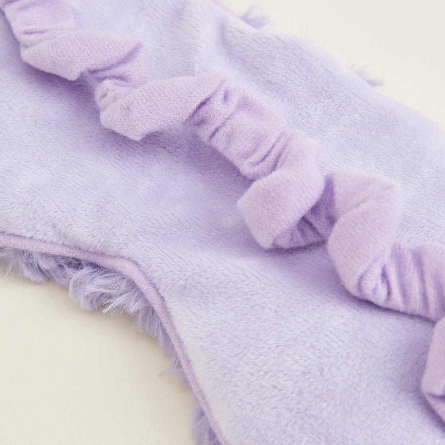 Curly Purple Warmies Eye Mask Wellness Emotional Wellbeing