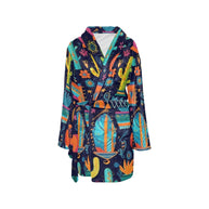 Crazy Cactus Lady Western Bath Robe