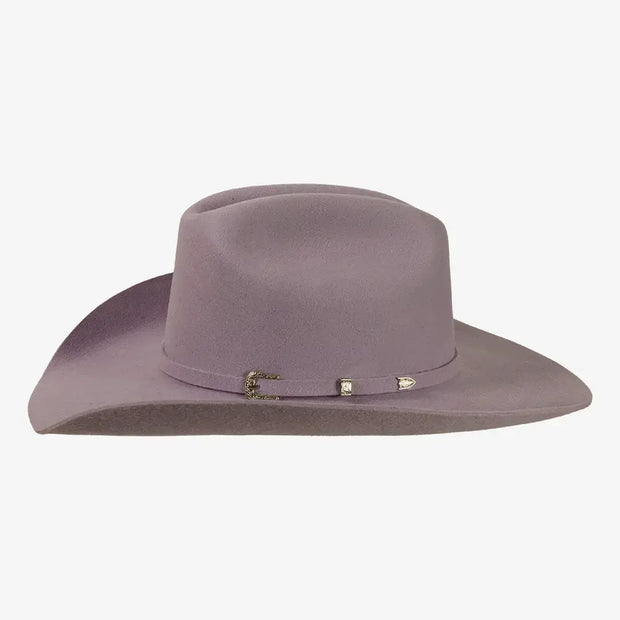 Wool Felt Western Cattleman, Lilac