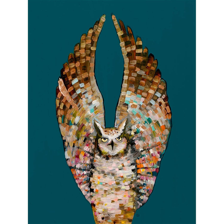 Owl Ballet Canvas Wall Art