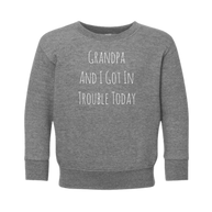 Grandpa & I Kid's Sweatshirt