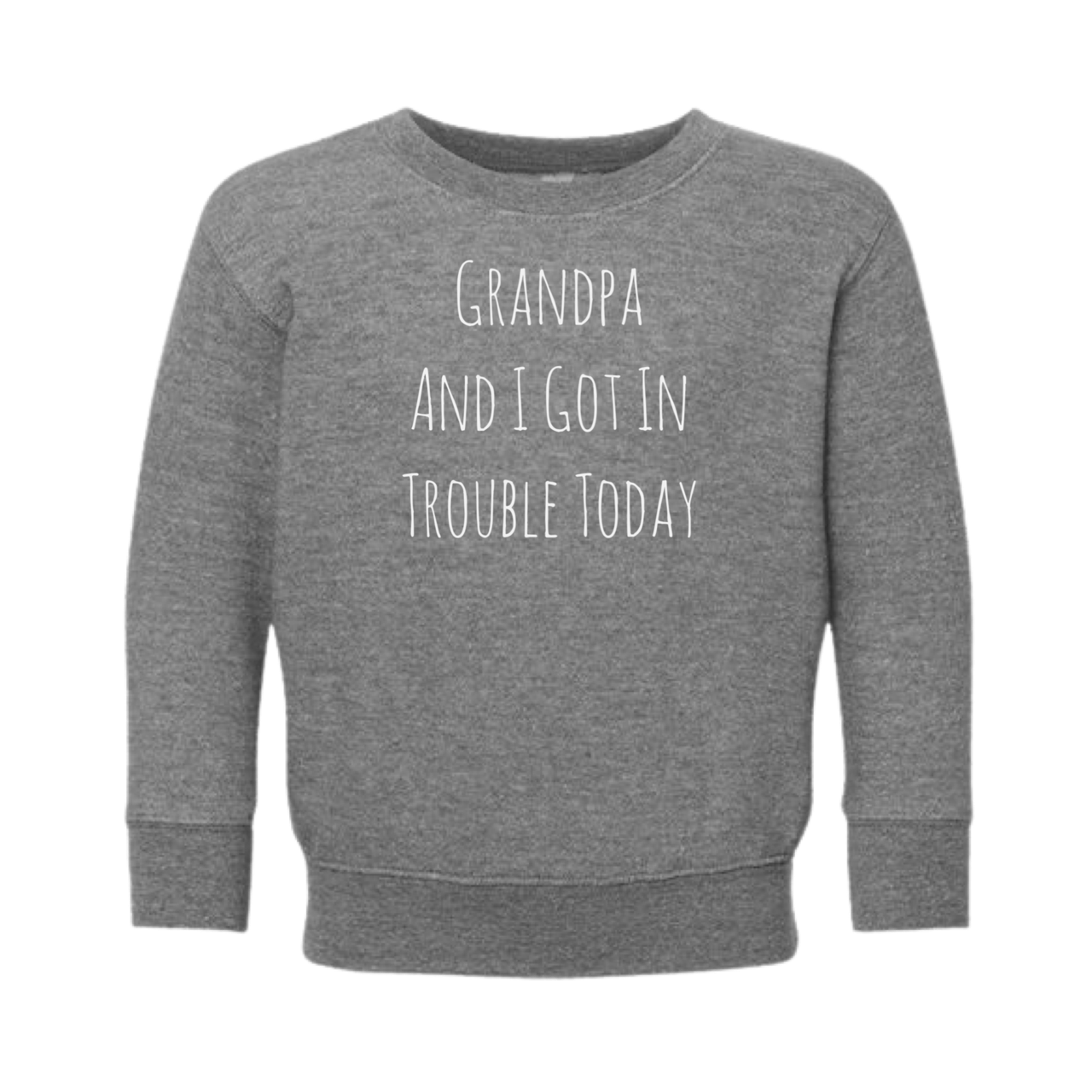 Grandpa & I Kid's Sweatshirt