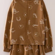 Western Print Lounge Set, S-3XL
