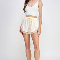 Lace Satin Shorts