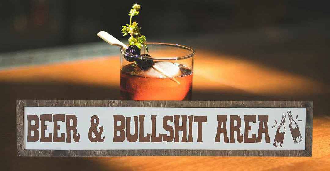 Beer & BS Area Sign