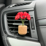 Red Poppies Vent Clip
