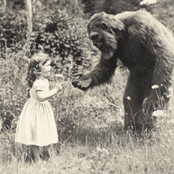 Gift for Bigfoot Art Print