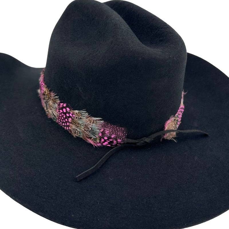 Western Feather Hat Band - Fancy