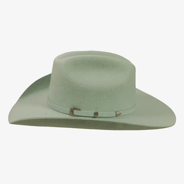 Wool Felt Cattleman Hat, Mint