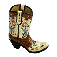 Western Country Cowboy Boot Figurine