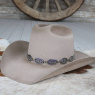 Antiqued Oval Hat Band