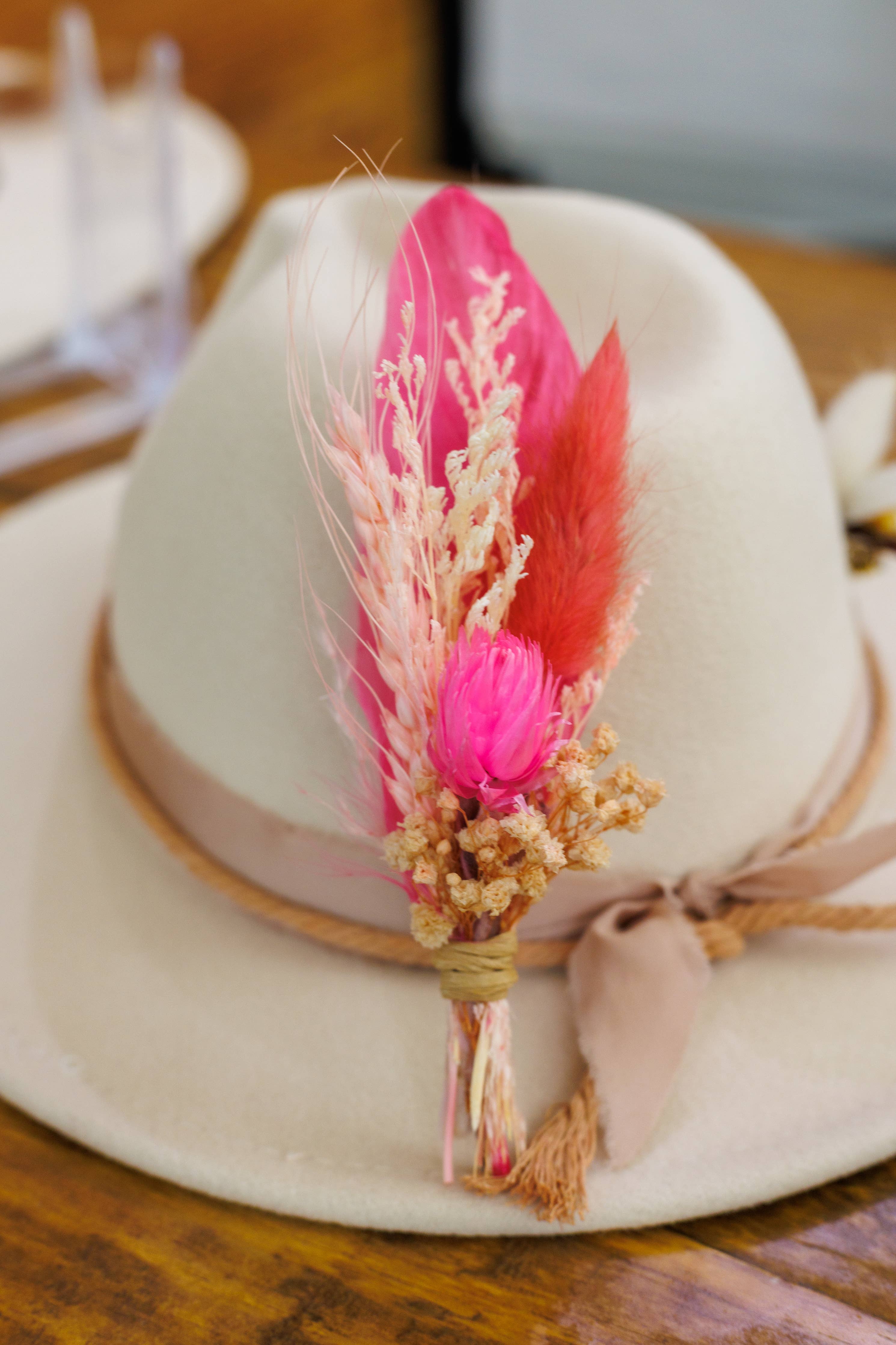 Florals and Feathers Boho Western Hat Pins
