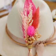 Florals and Feathers Hat pins - Bold Colors