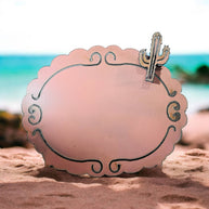 Metal Cactus  Frame with Magnet