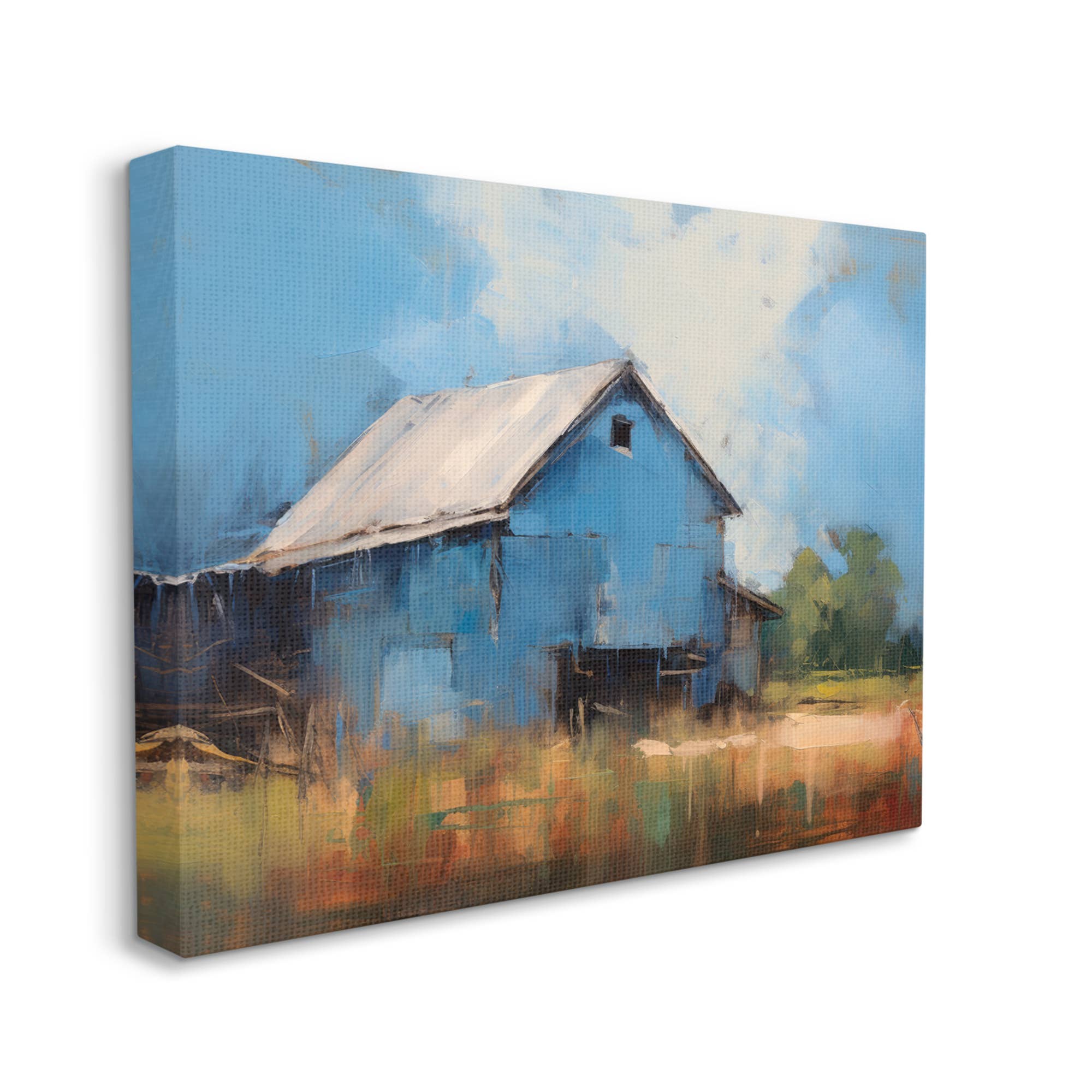 Modern Barn Painting Canvas Art