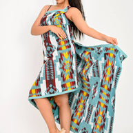 Santa Fe Sky Blue Beach Towel