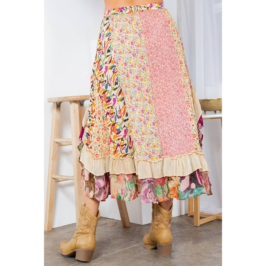 Western Skirt with Ruffles