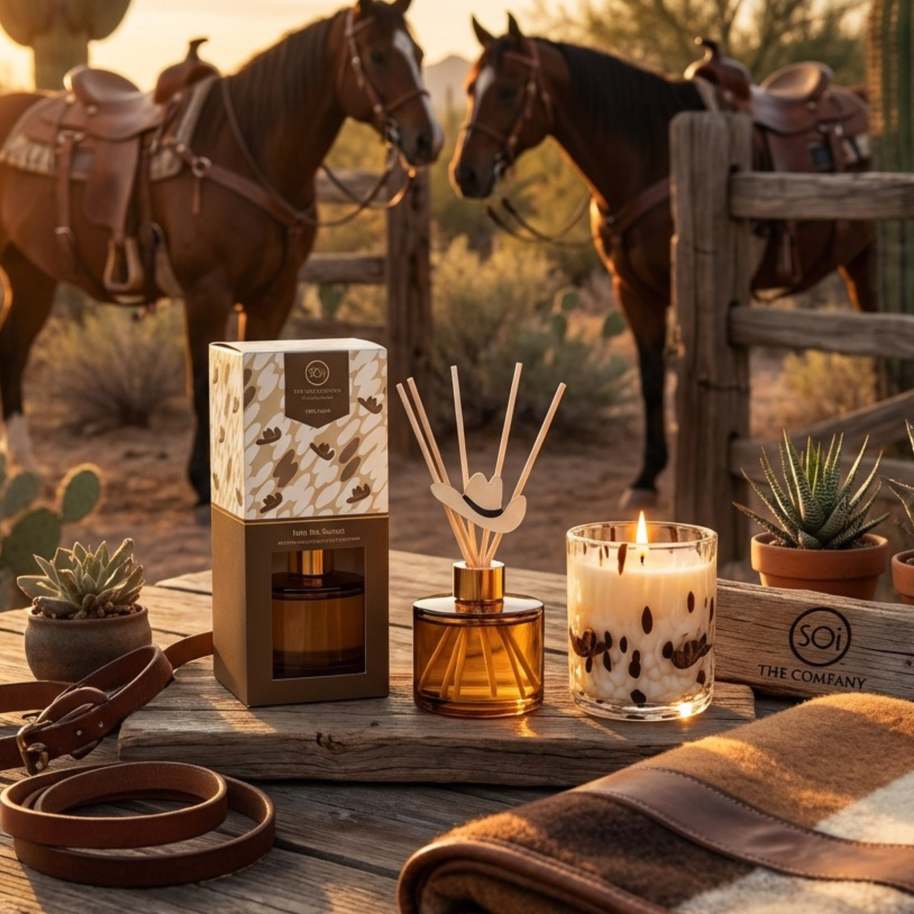 Into the Sunset (Cowboy Hat) Icon 12oz Candle