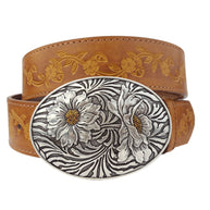 Sunflower Buckle with Vintage Belt