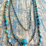 Janet Necklace Turquoise