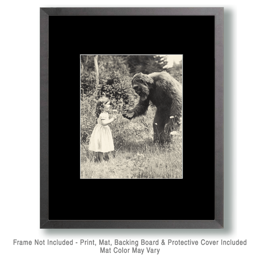 Gift for Bigfoot Art Print