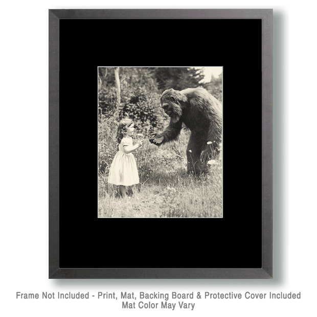 Gift for Bigfoot Art Print