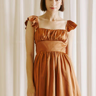 A-Line Mini Dress with Corset