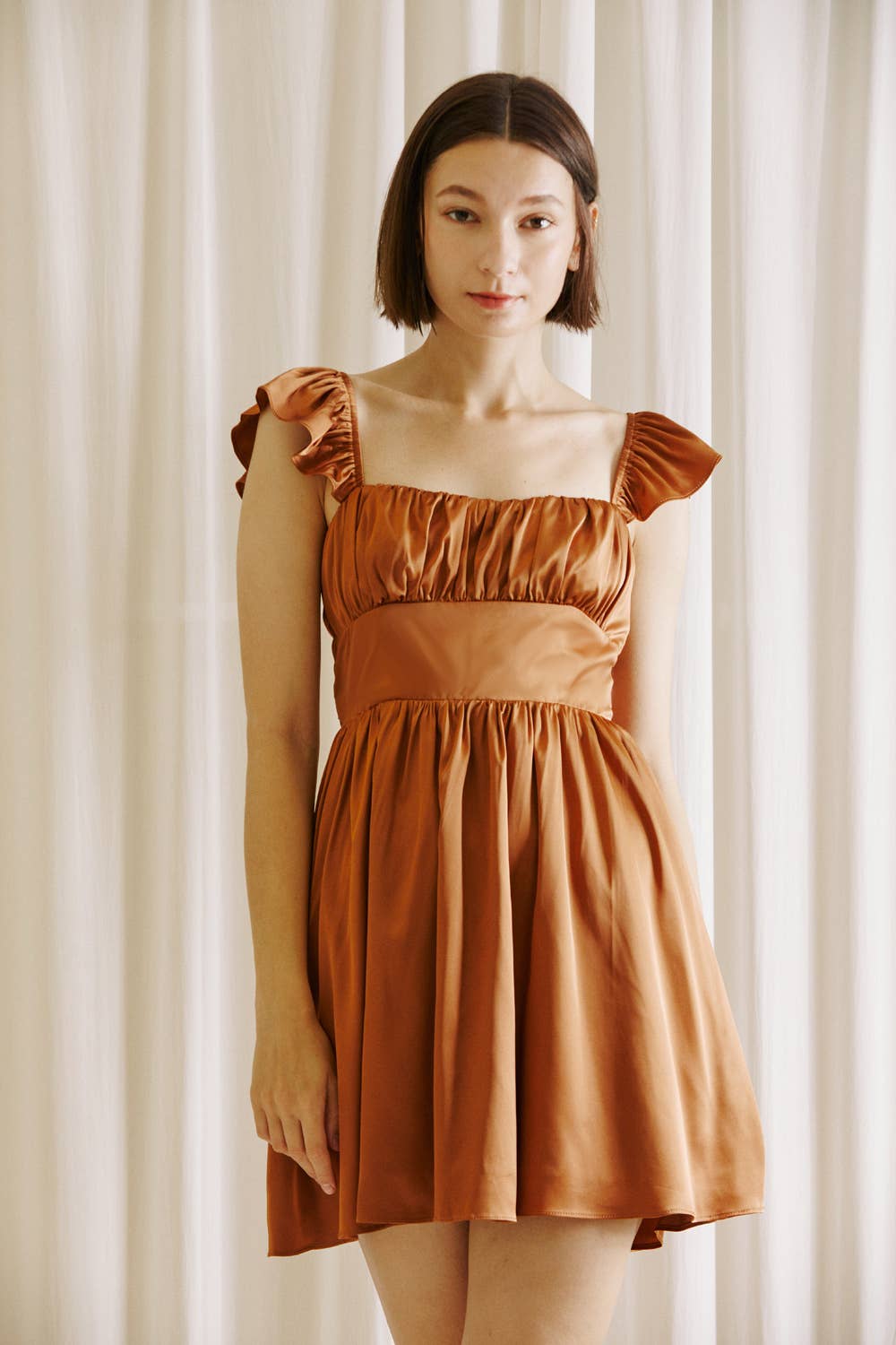 A-Line Mini Dress with Corset