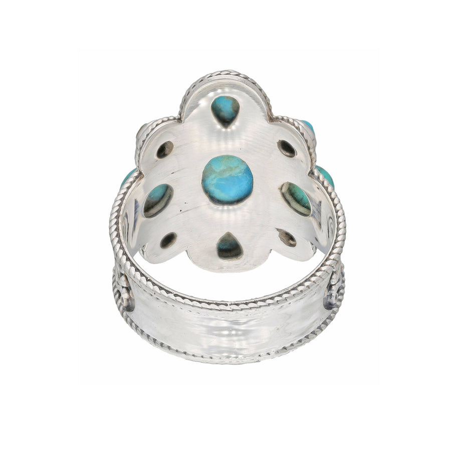 Mohave Turquoise Sterling Silver Statement Rings