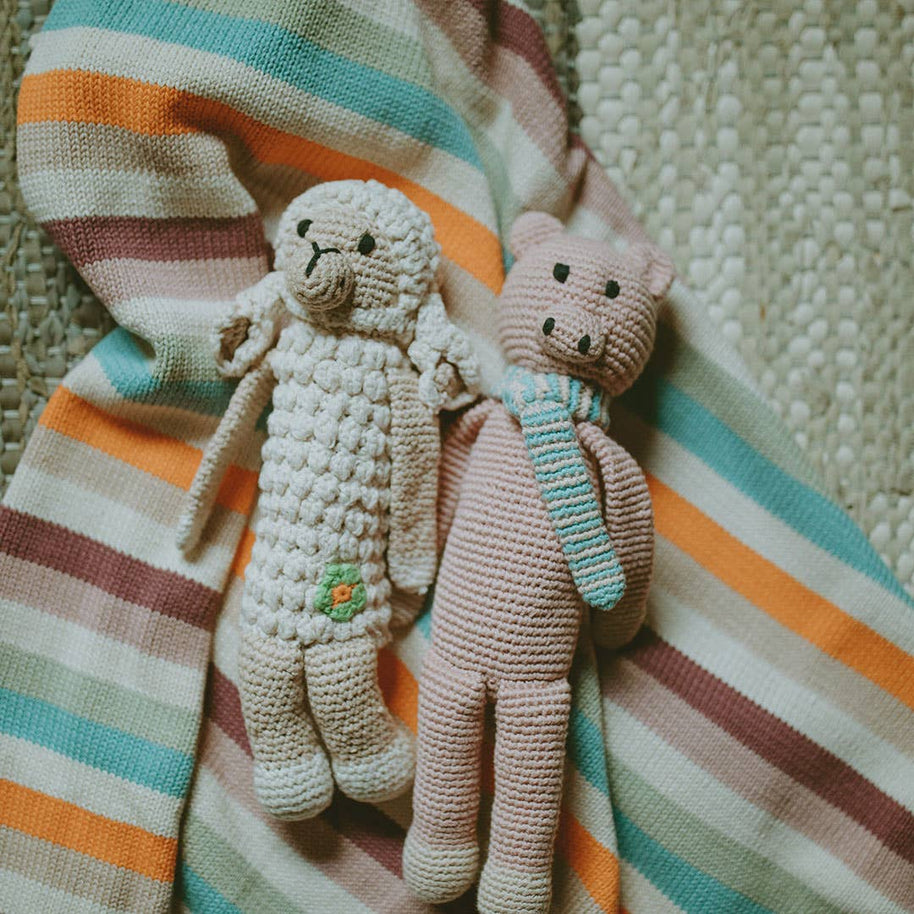Handmade Crochet Baby Lamb