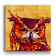 Owl Metal Box Art