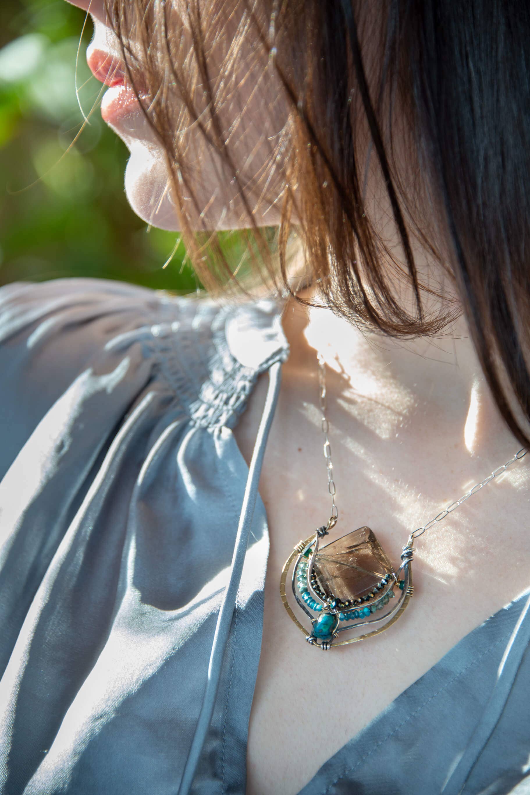 Smoky Quartz Necklace