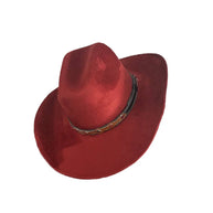 Vegan Suede Cowboy Hat 