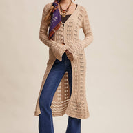 Crochet Longline Cardigan / Duster