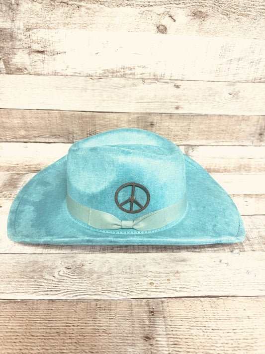 Peace Symbol Rustic Metal Whimsical Hat Pin Made in The USA