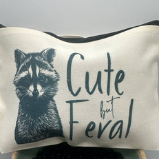 Cute But Feral Zipper Bag