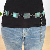Pave Stone Concho Belt