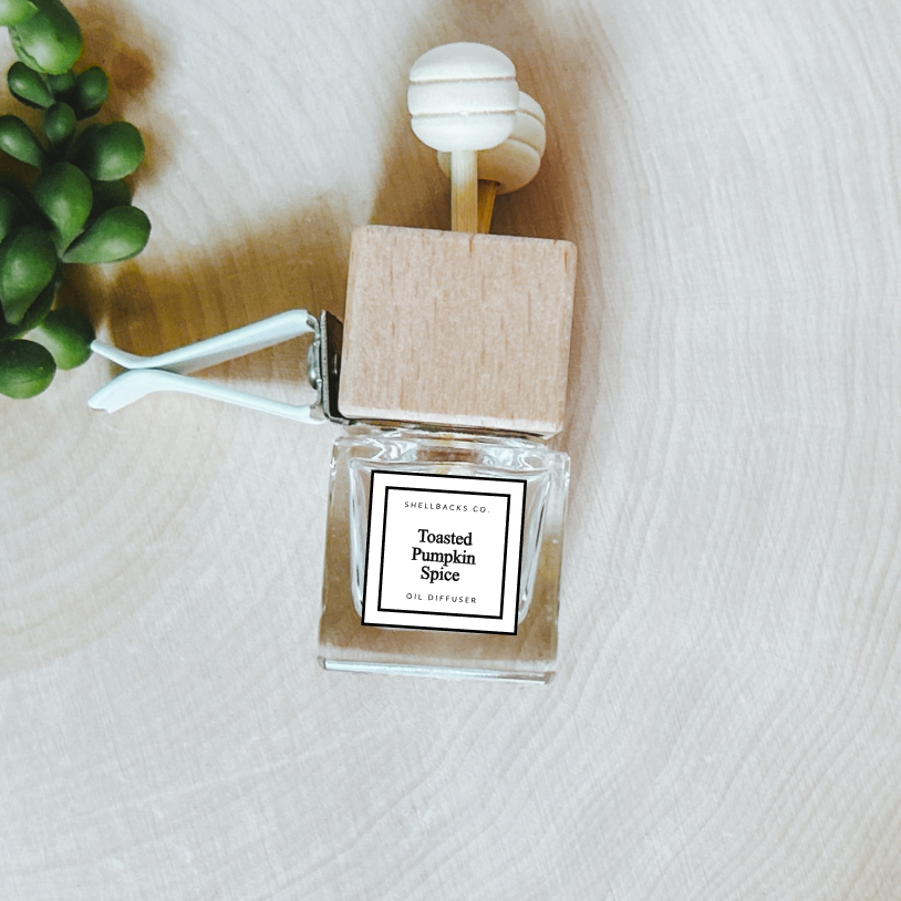 Toasted Pumpkin Spice Hanging Car Freshener Diffuser