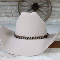 5-Strand Braided Horsehair Hat Band, Buckskin